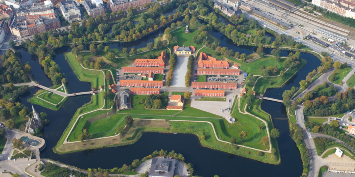 The citadel in Copenhagen can now cope with a 1,000-year rainfall